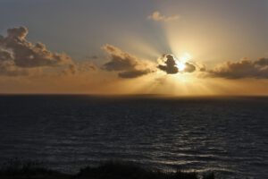 Sonnenuntergang am Ärmelkanal