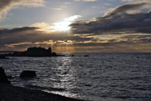 Locquemeau - Sonnenuntergang an der Pointe de Séhar