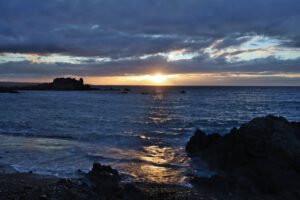 Locquemeau - Sonnenuntergang an der Pointe de Séhar