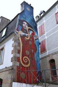 Morlaix - Oeuvre de street art, Place Cornic 14