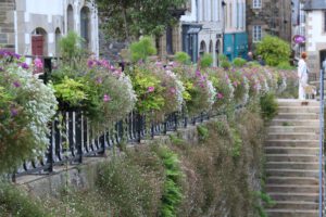 Morlaix - Place Allende, Treppe zur Rue du Mur