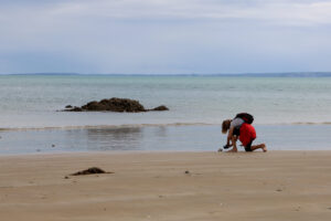 An der Plage du Corps du Garde