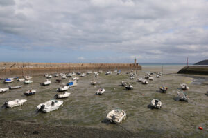 Binic, Hafen bei Ebbe